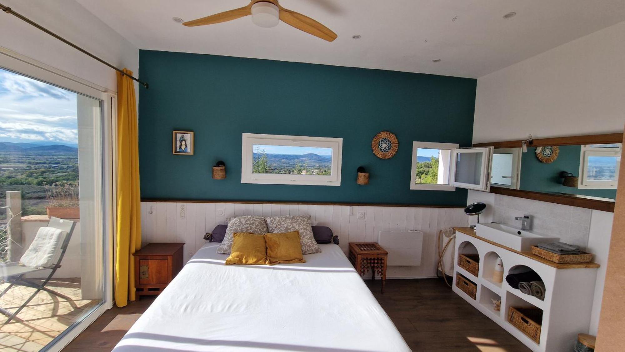 Reve D'Escapade Chambre Avec Vue Sublime Sur Les Cevennes Ardechoises Barjac  Zewnętrze zdjęcie